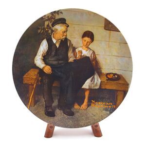 1979 Norman Rockwell The Lighthouse Keeper's Daughter Plate Knowles Heritage